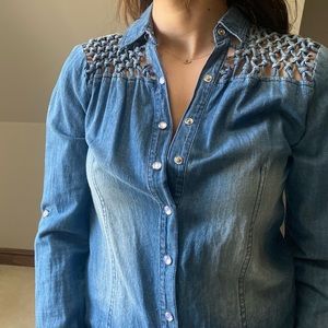 Carmar Denim Chambray Long Sleeve Shirt